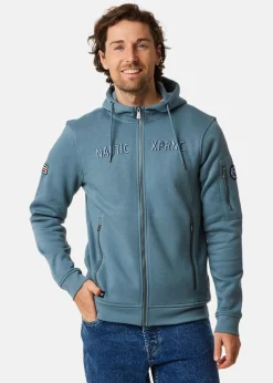 Best Nautic XPRNC Marstrand Zip Hood II Dk Sea Green