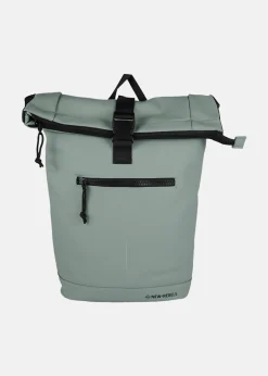 Clearance New Rebels Mart New York Rolltop Backpack Salie Green