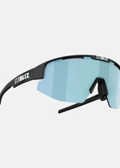 Bliz Active Matrix Matte Black / Smoke w Ice Blue Multi