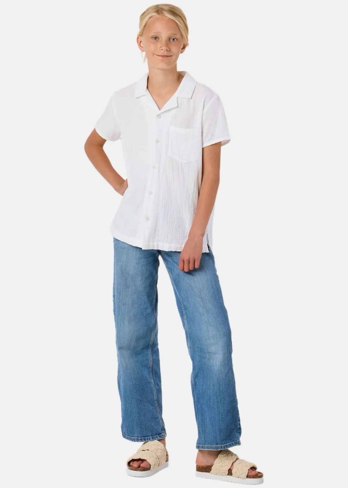 New Seaside Max Shirt JR White