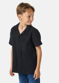 Online Seaside Max Shirt JR Black