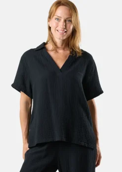 Best Seaside Maxime Blouse W Black