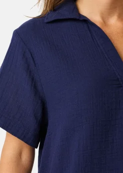 Best Seaside Maxime Blouse W Dk. Navy