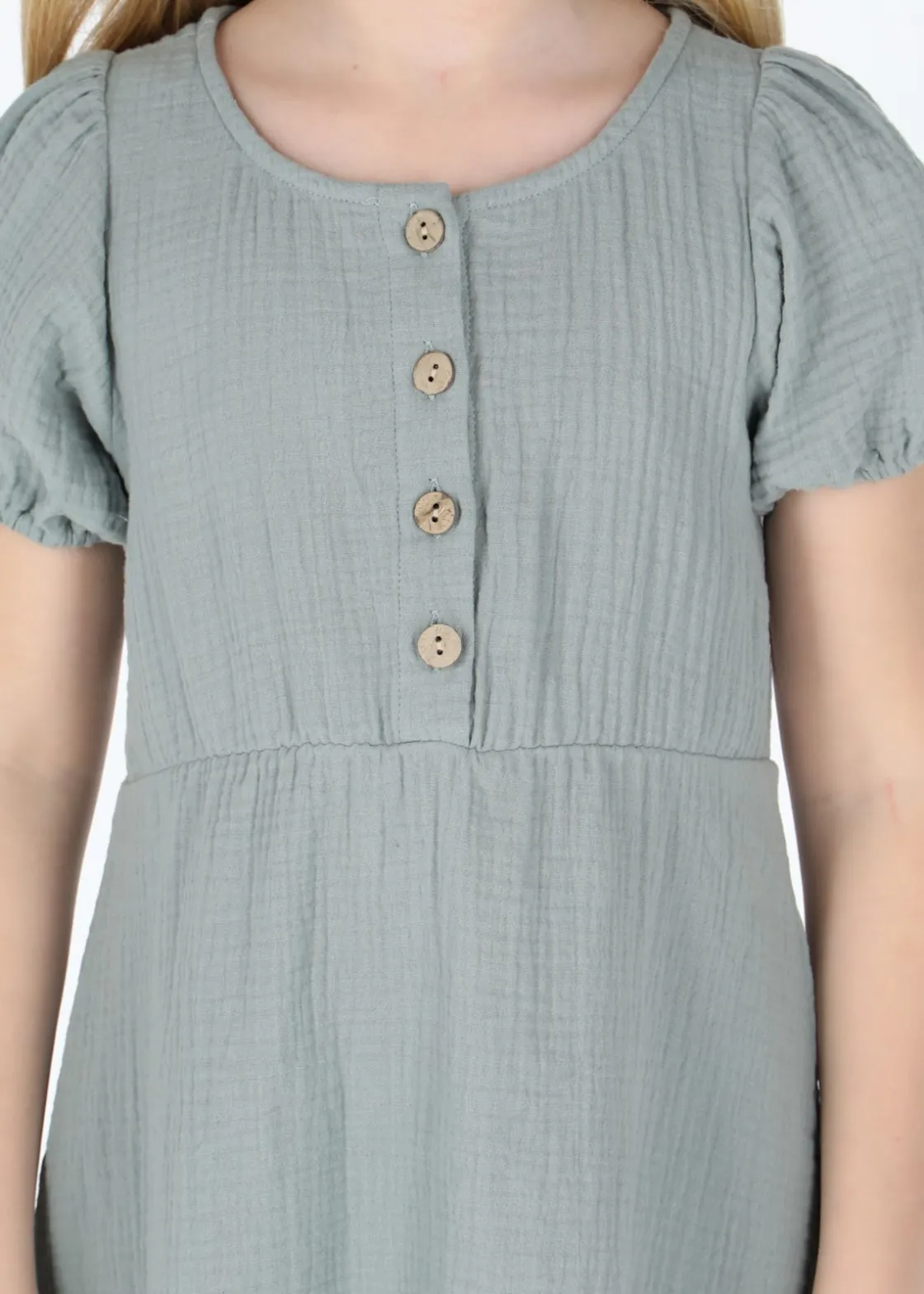 Best Seaside Maxime Dress JR Seaweed Green