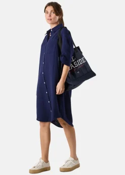Sale Seaside Maxime Oversized Shirt W Dk. Navy
