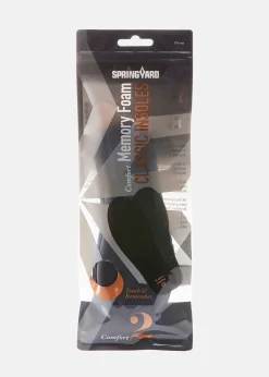 Outlet Springyard Memory Foam Insole Black
