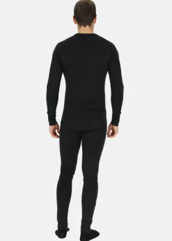 Outlet Lindberg MERINO SET, UNISEX BLACK MELANGE