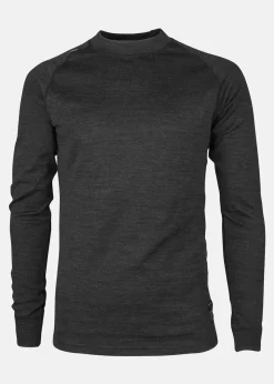 Outlet Lindberg MERINO SET, UNISEX BLACK MELANGE