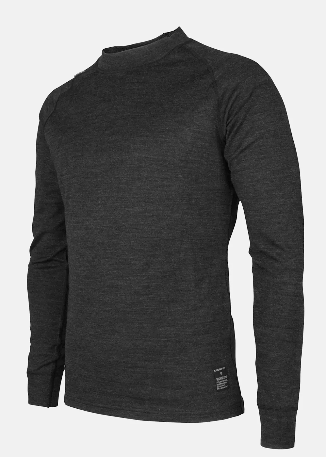 Outlet Lindberg MERINO SET, UNISEX BLACK MELANGE