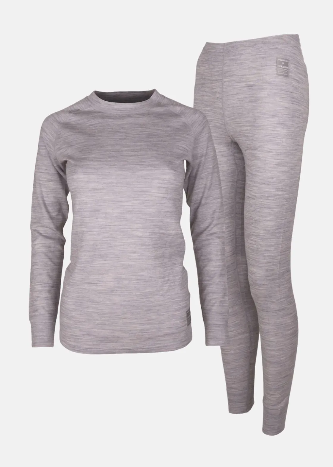 Hot Lindberg MERINO SET, WOMEN GREYMELANGE