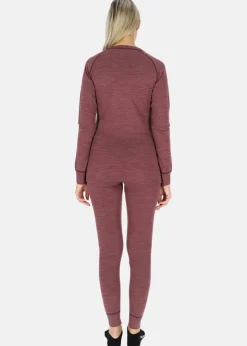 Outlet Lindberg MERINO SET, WOMEN DRY ROSE