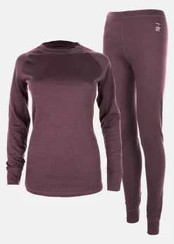 Outlet Lindberg MERINO SET, WOMEN DRY ROSE