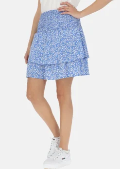 Discount Seaside Miami Skirt W Blue Flower