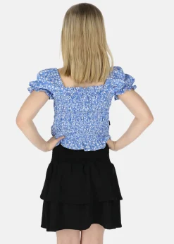 Seaside Miami Smock Top JR Blue Flower