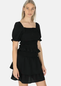 Sale Seaside Miami Smock Top W Black