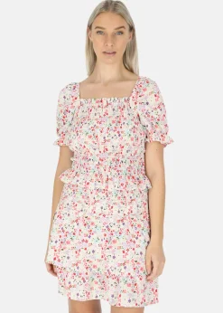 New Seaside Miami Smock Top W Multi Flower