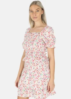 New Seaside Miami Smock Top W Multi Flower