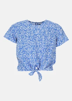 Outlet Seaside Miami Top JR Blue Flower