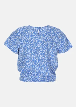 Outlet Seaside Miami Top JR Blue Flower