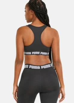 New Puma Mid Impact Strong Bra Puma Black