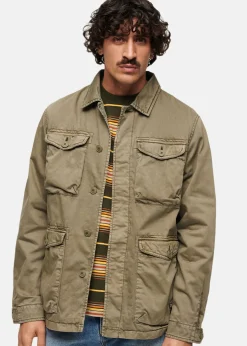 Hot Superdry MILITARY M65 LW JACKET Dusty Olive Green