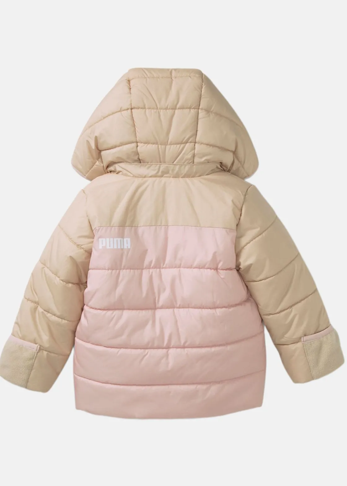 Discount Puma Minicats Hooded Padded Jacket Light Sand