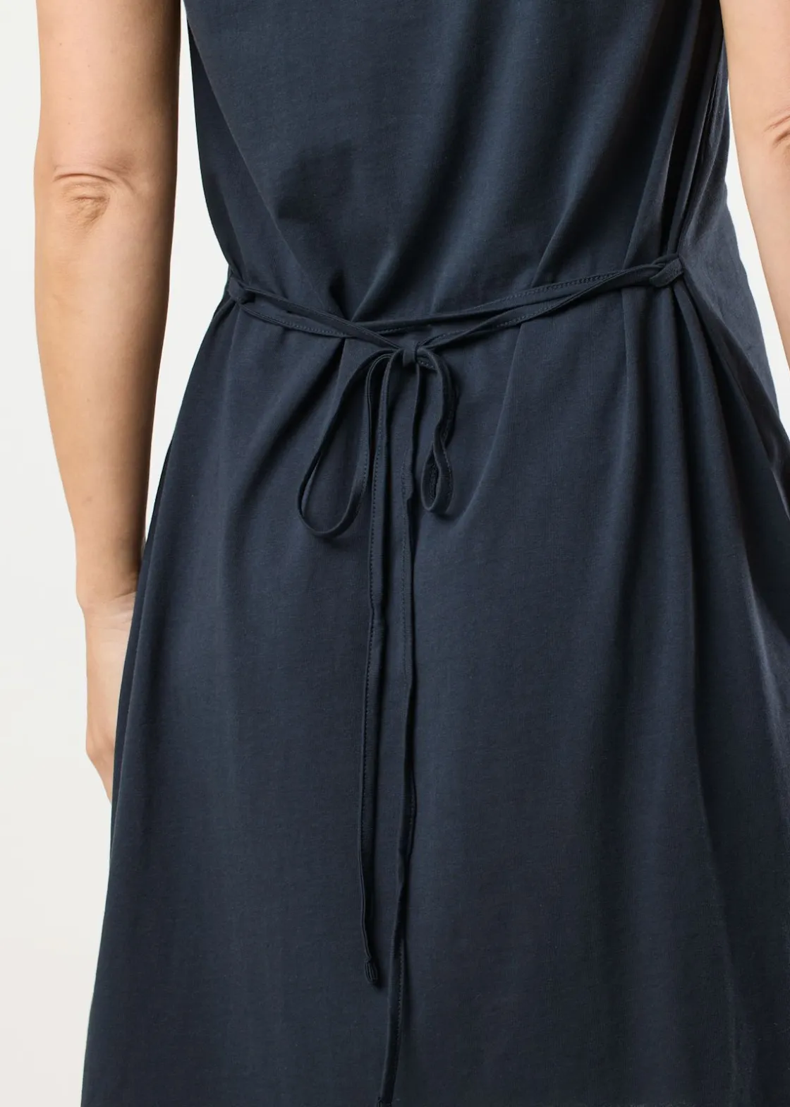 Hot Saint Vincent Monaco Dress W Solid Navy