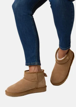 Seaside Montana Suede Wool Winter Boot Low W Yellow