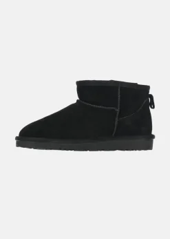 Best Seaside Montana Suede Wool Winter Boot Low W Black