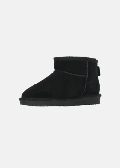 Best Seaside Montana Suede Wool Winter Boot Low W Black