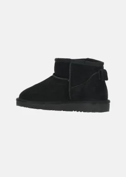 Best Seaside Montana Suede Wool Winter Boot Low W Black