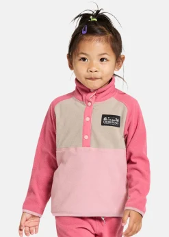 Sale Didriksons MONTE KIDS HALF BU 4 Soft Pink