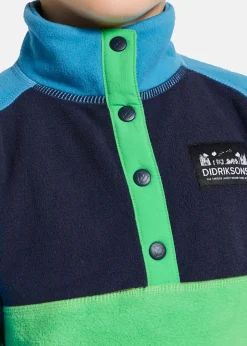 Discount Didriksons MONTE KIDS HALF BU 3 Frog Green