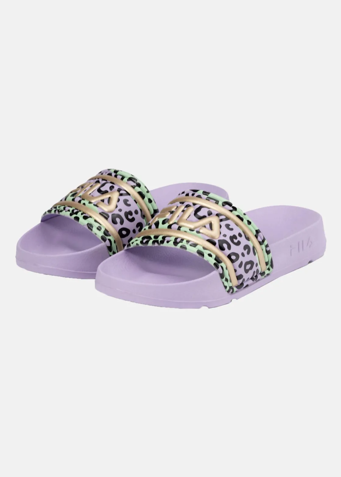 Hot Fila MORRO BAY P slipper teens Viola-Leopard