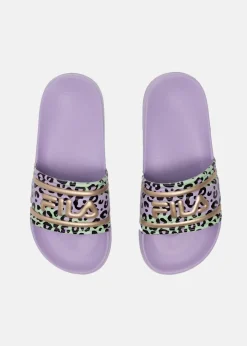 Hot Fila MORRO BAY P slipper teens Viola-Leopard