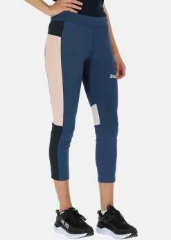 Swix Motion Premium cropped tights Lake blue