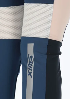 Swix Motion Premium cropped tights Lake blue