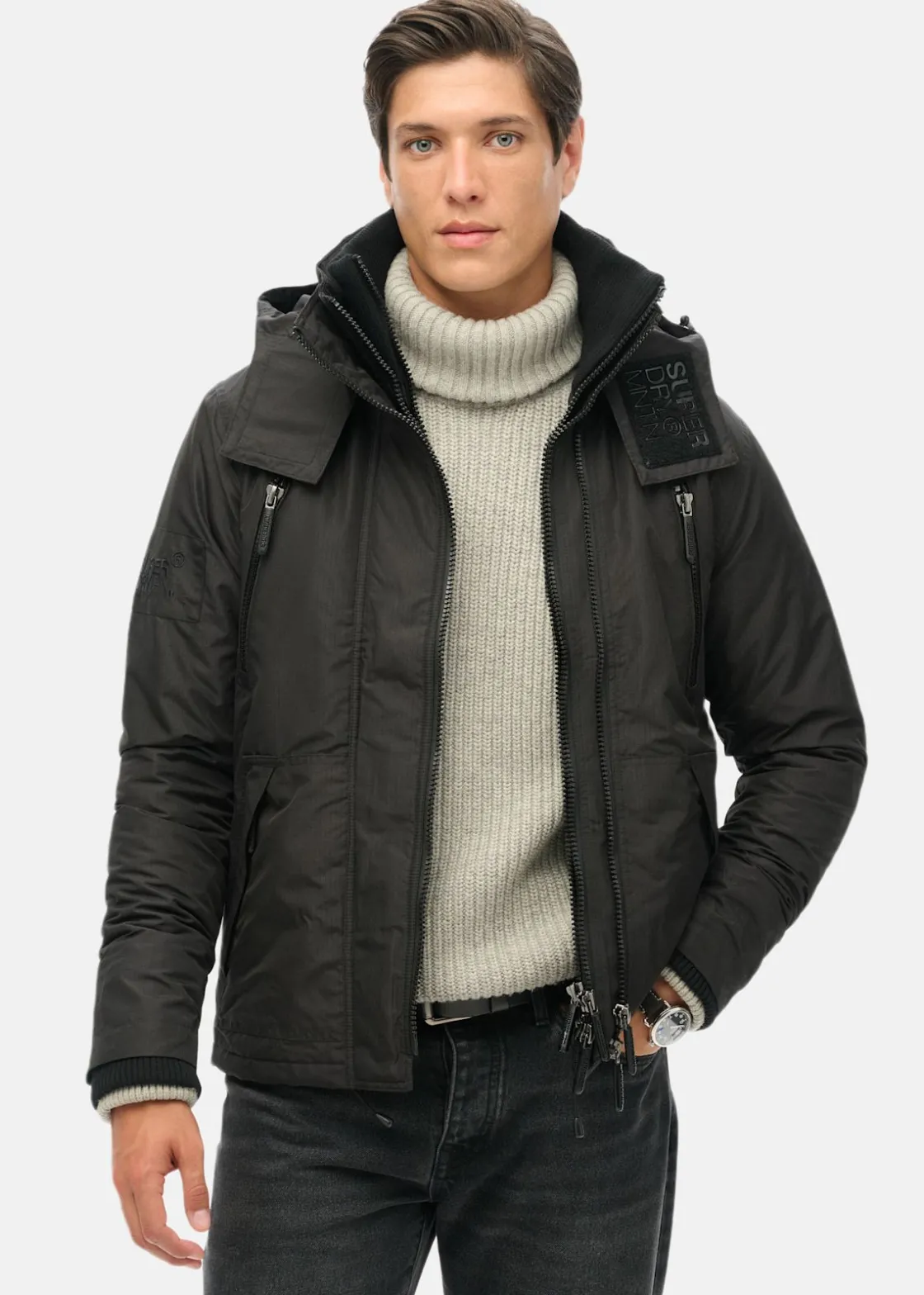 Best Superdry Mountain SD Windcheater Jacket Black