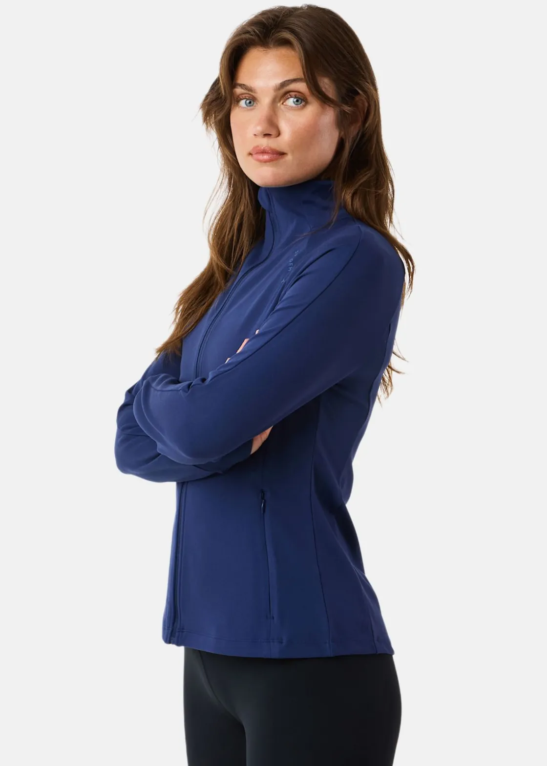 New Swedemount Move Full Zip Jacket W Midnight Blue