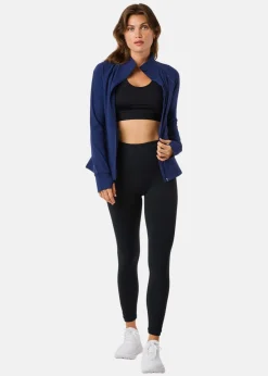 New Swedemount Move Full Zip Jacket W Midnight Blue