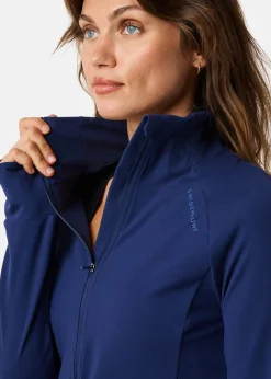 New Swedemount Move Full Zip Jacket W Midnight Blue
