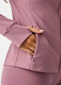 Swedemount Move Full Zip Jacket W Dk. Mauve