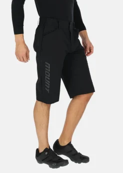 Hot Mount MTB 2-in-1 Stretch Padded Shorts Black