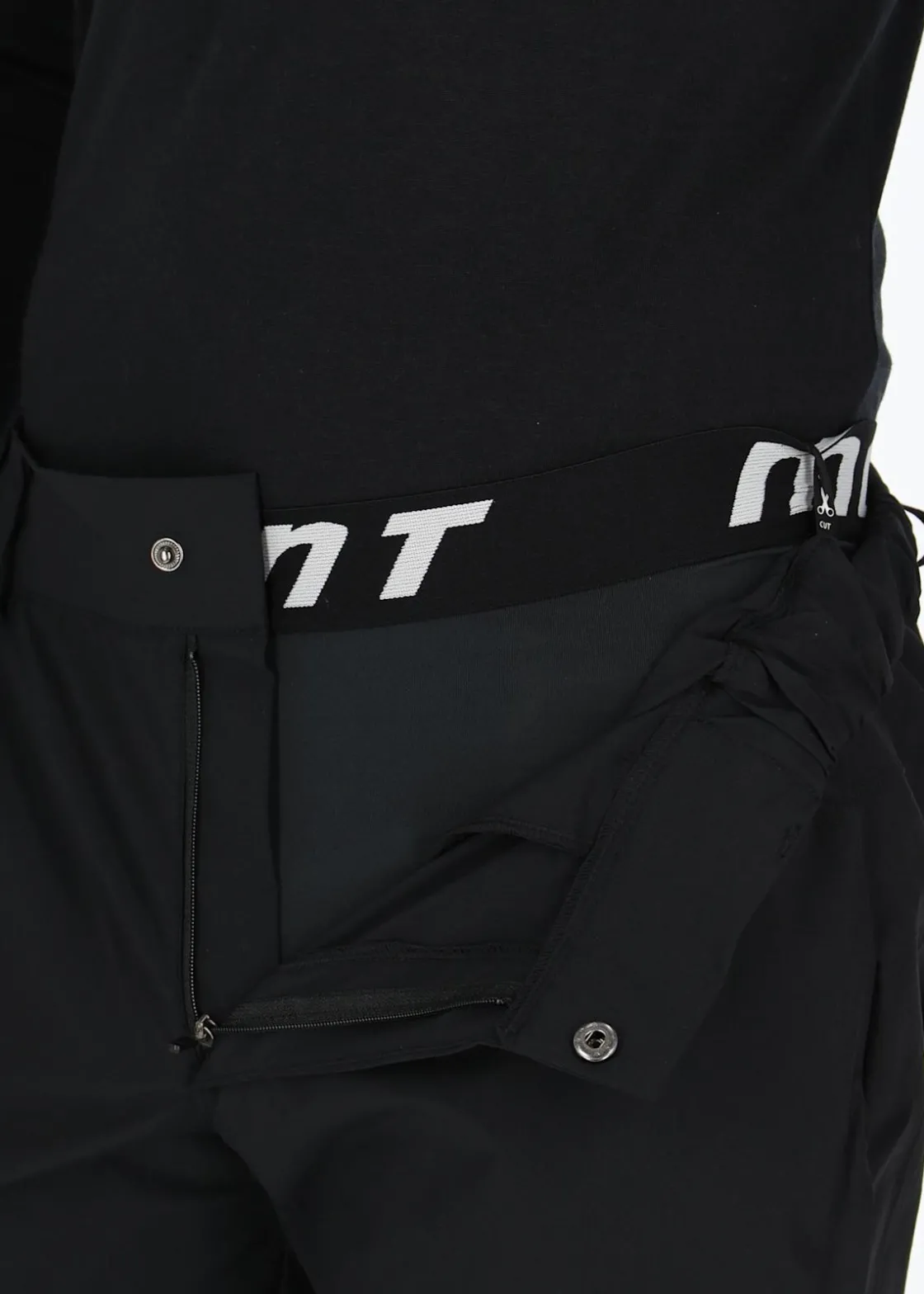 Hot Mount MTB 2-in-1 Stretch Padded Shorts Black