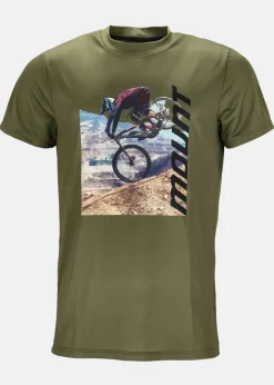 Online Mount MTB Logo Tee Olive