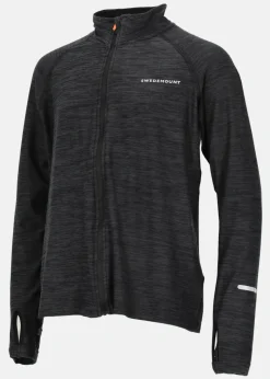 Swedemount Multi Fullzip JR Black melange/Black