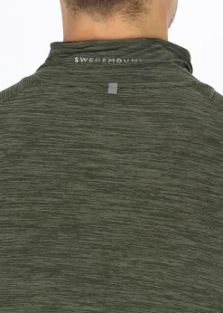 Hot Swedemount Multi Halfzip Olive Melange/Black