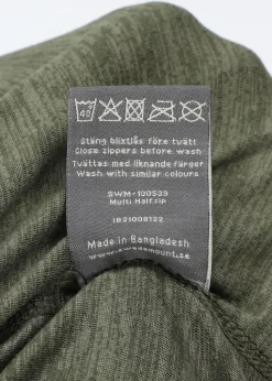 Hot Swedemount Multi Halfzip Olive Melange/Black