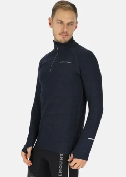 New Swedemount Multi Halfzip Dk. Navy Melange/ Navy
