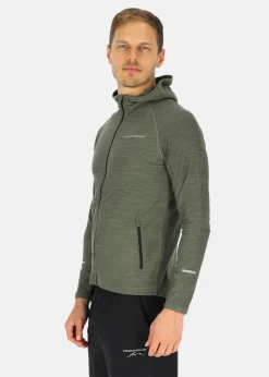 Sale Swedemount Multi Hood Fullzip Olive Melange/Black